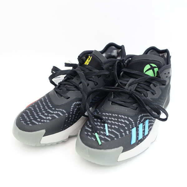 adidas / アディダス ◆バスケットボールシューズ/D.O.N. ISSUE 4//ブラック/27cm HR0714 【靴/シューズ/SHOES】 【中古】