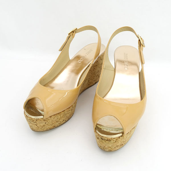 ・メーカー ：JIMMY CHOO / ジミー チュウ ・サイズ ：表記サイズ:35，アウトソール （約ｃｍ）:23，甲の横幅 （約ｃｍ）:8，ヒール/ソールの高さ （約ｃｍ）:8，重量（片足） （約