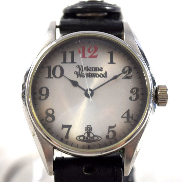 Vivienne Westwood / ヴィヴィアンウエストウッド ■ヘリテージ 腕時計 ブラック クオーツ VV012BK【ウォッチ】【中古】